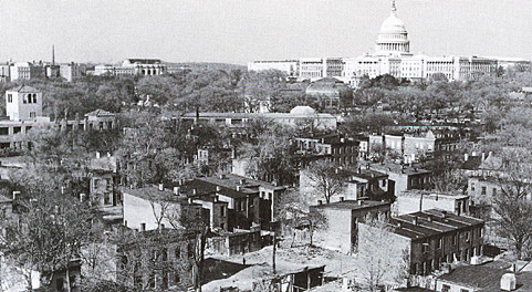 Southwest Washington, D.C., looking toward the Capitol, 1939